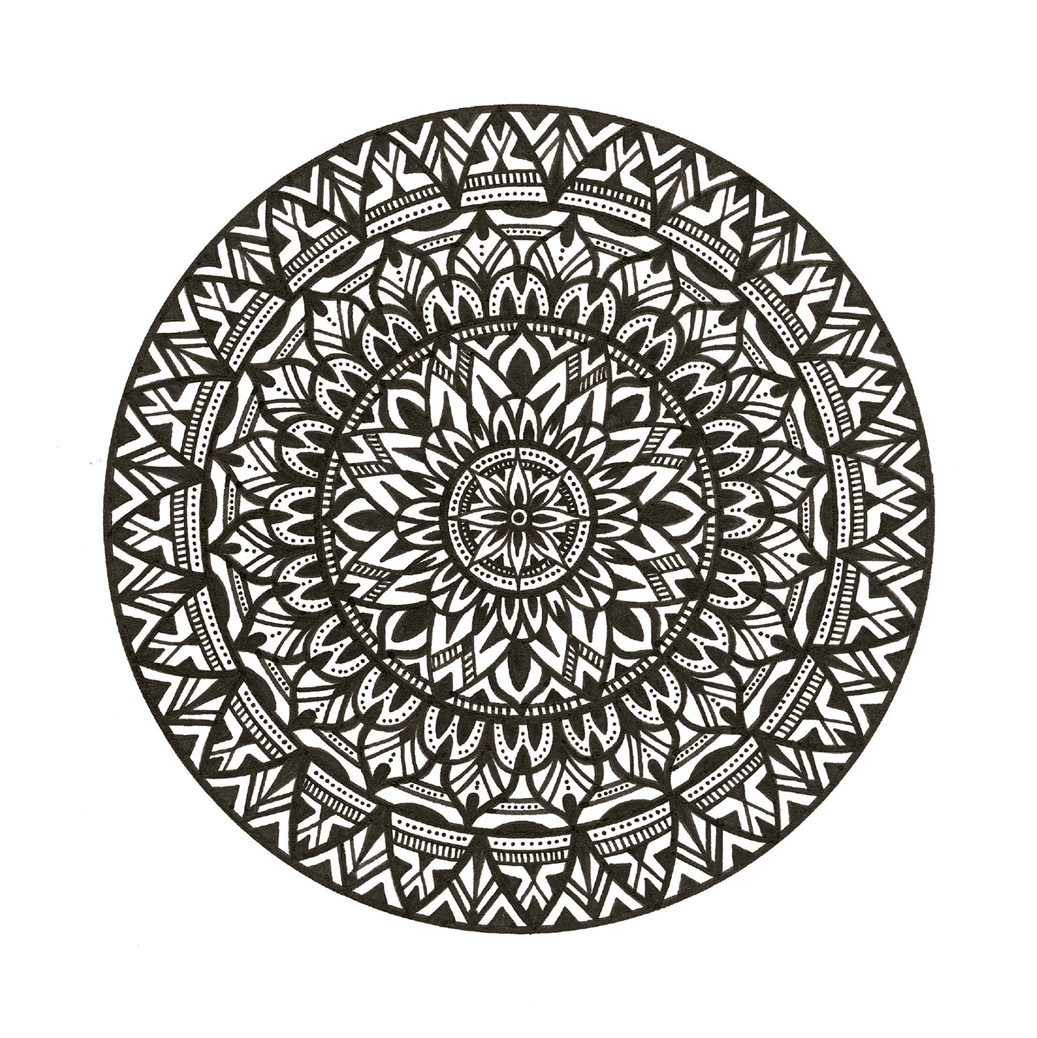 Faltkarte - Mandala der Kristalle